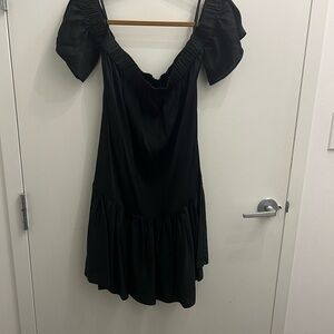 Elegant Black Off-Shoulder Dress